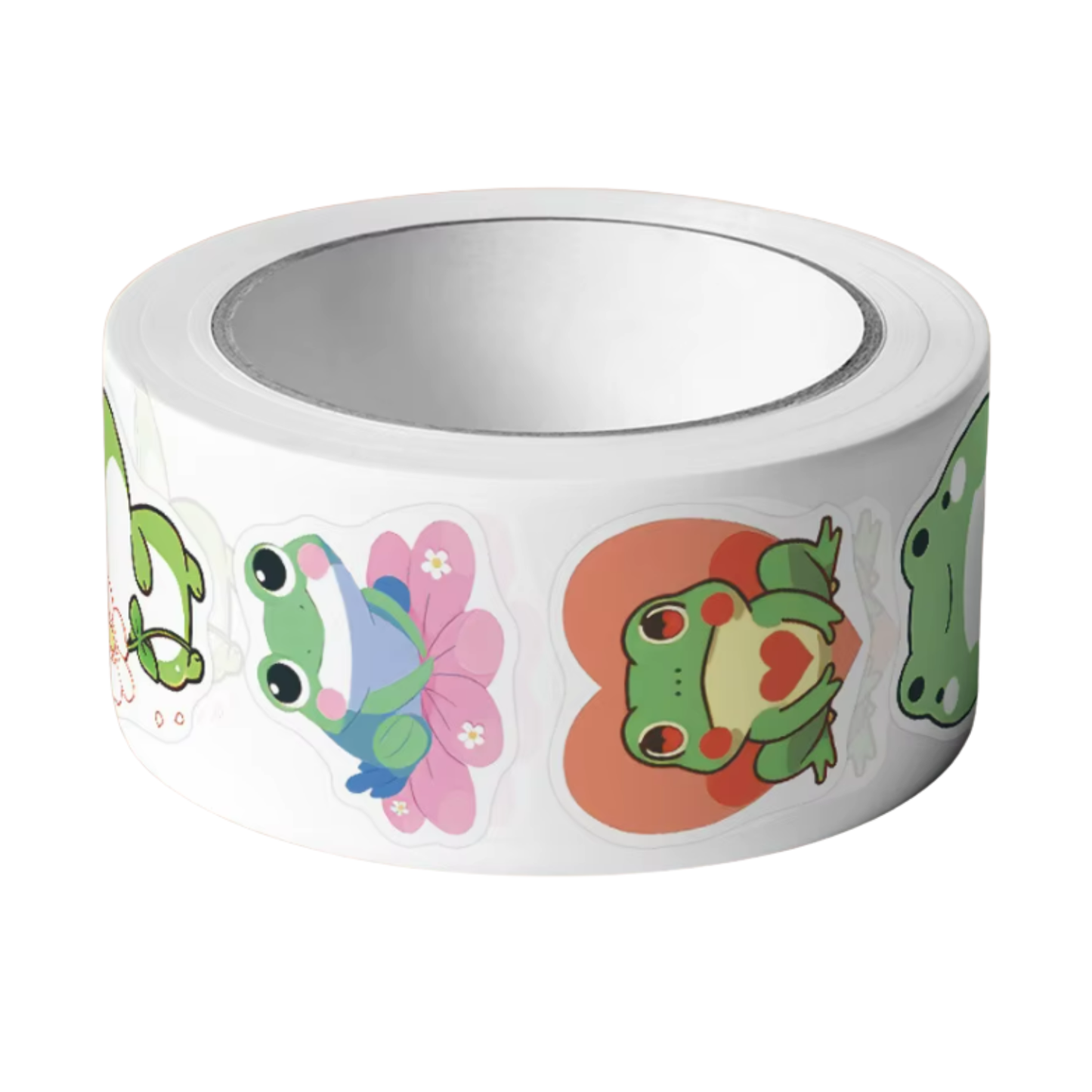 500pcs Roll of Frog Stickers