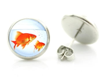Shark or Goldfish Earrings