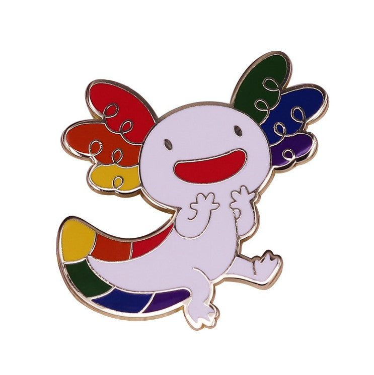 Axolotl Enamel Pins