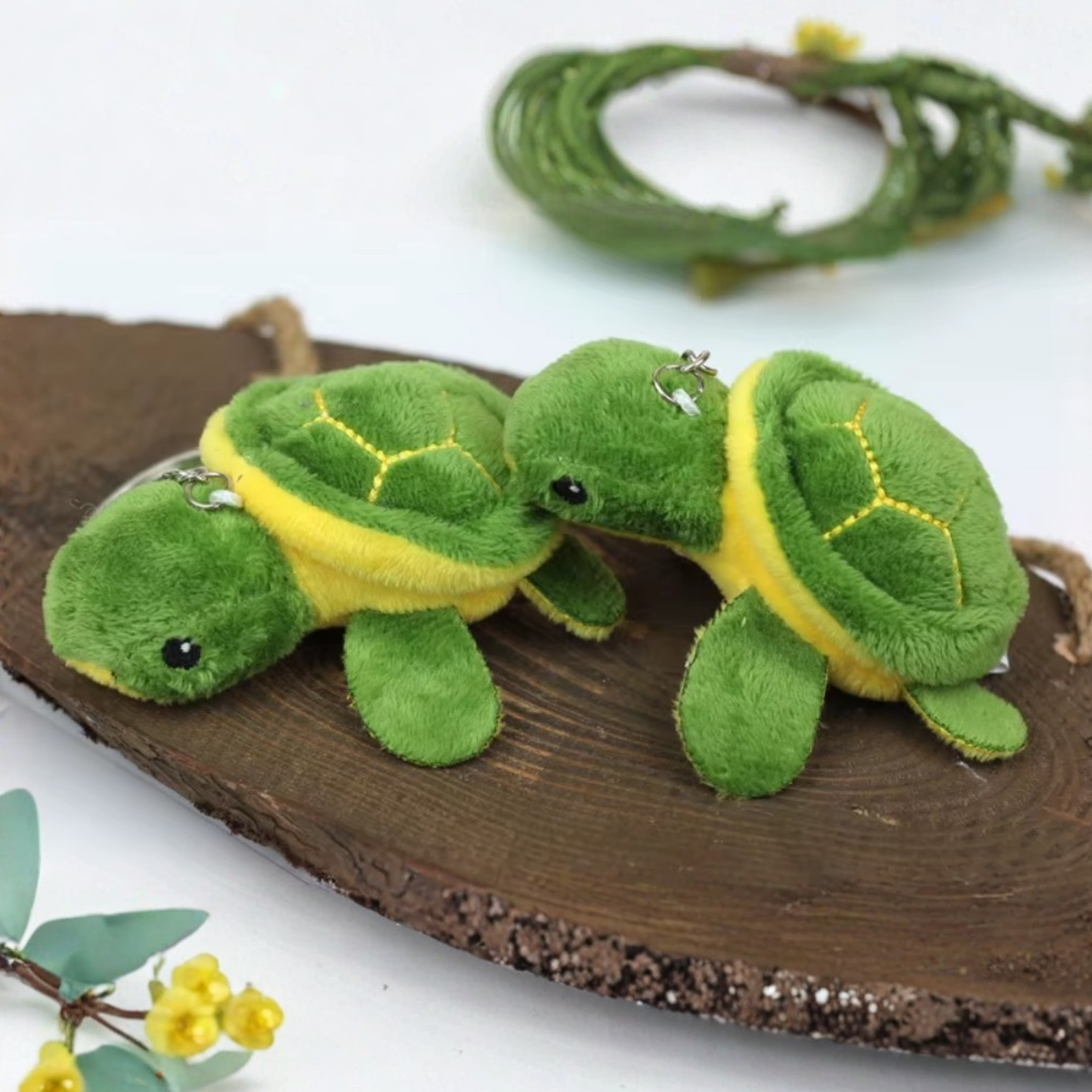 Plush Sea Turtle Keychain