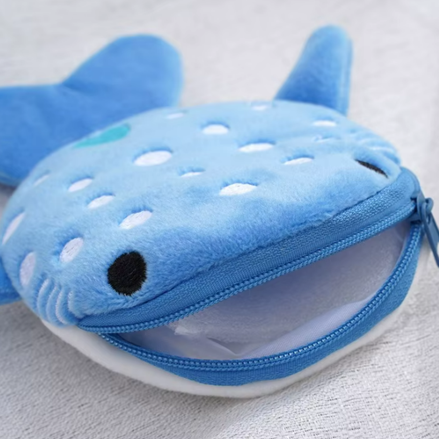 Whale Shark Zip-Up Pouch