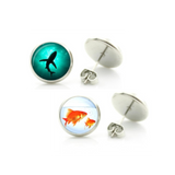 Shark or Goldfish Earrings