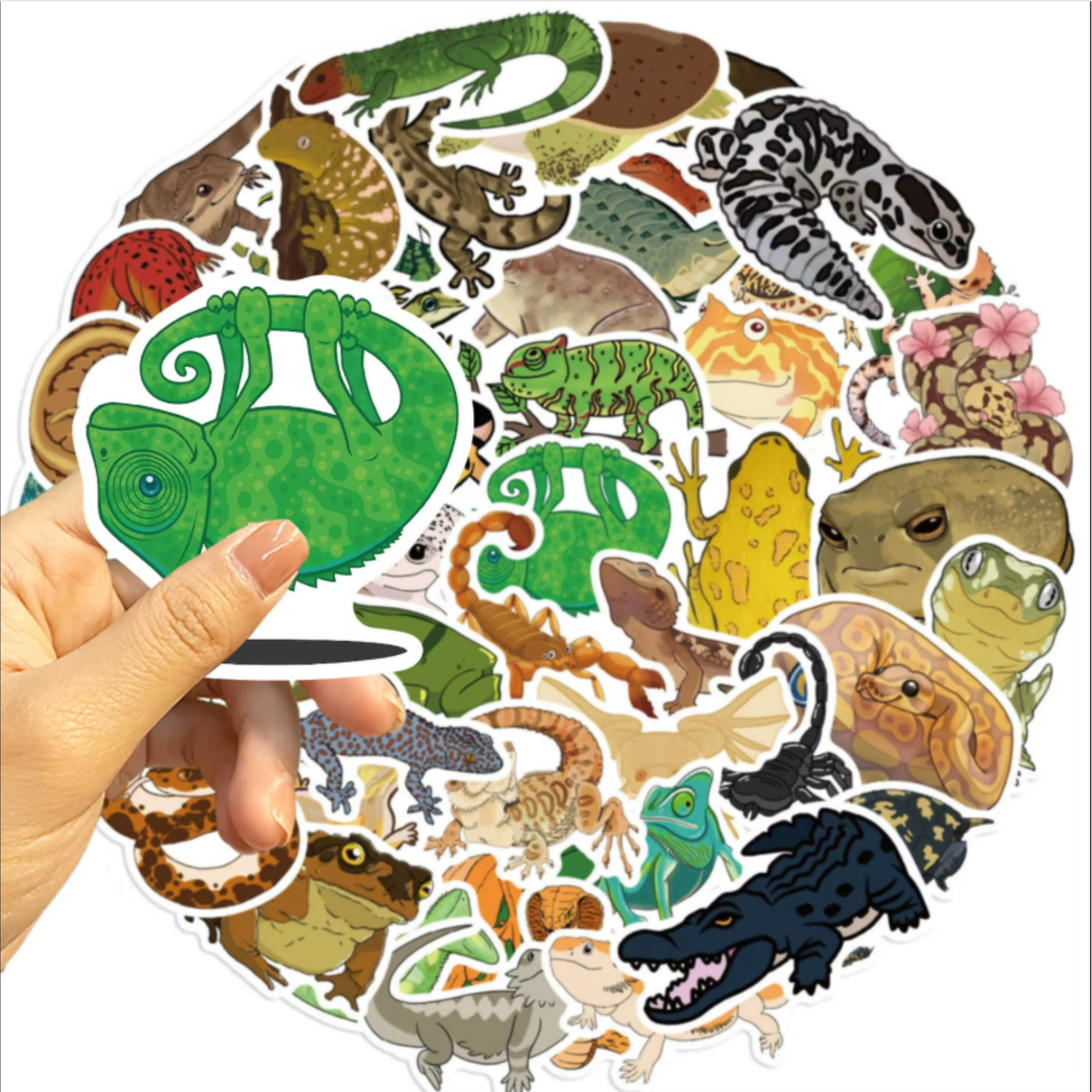 50 pcs Reptile Stickers