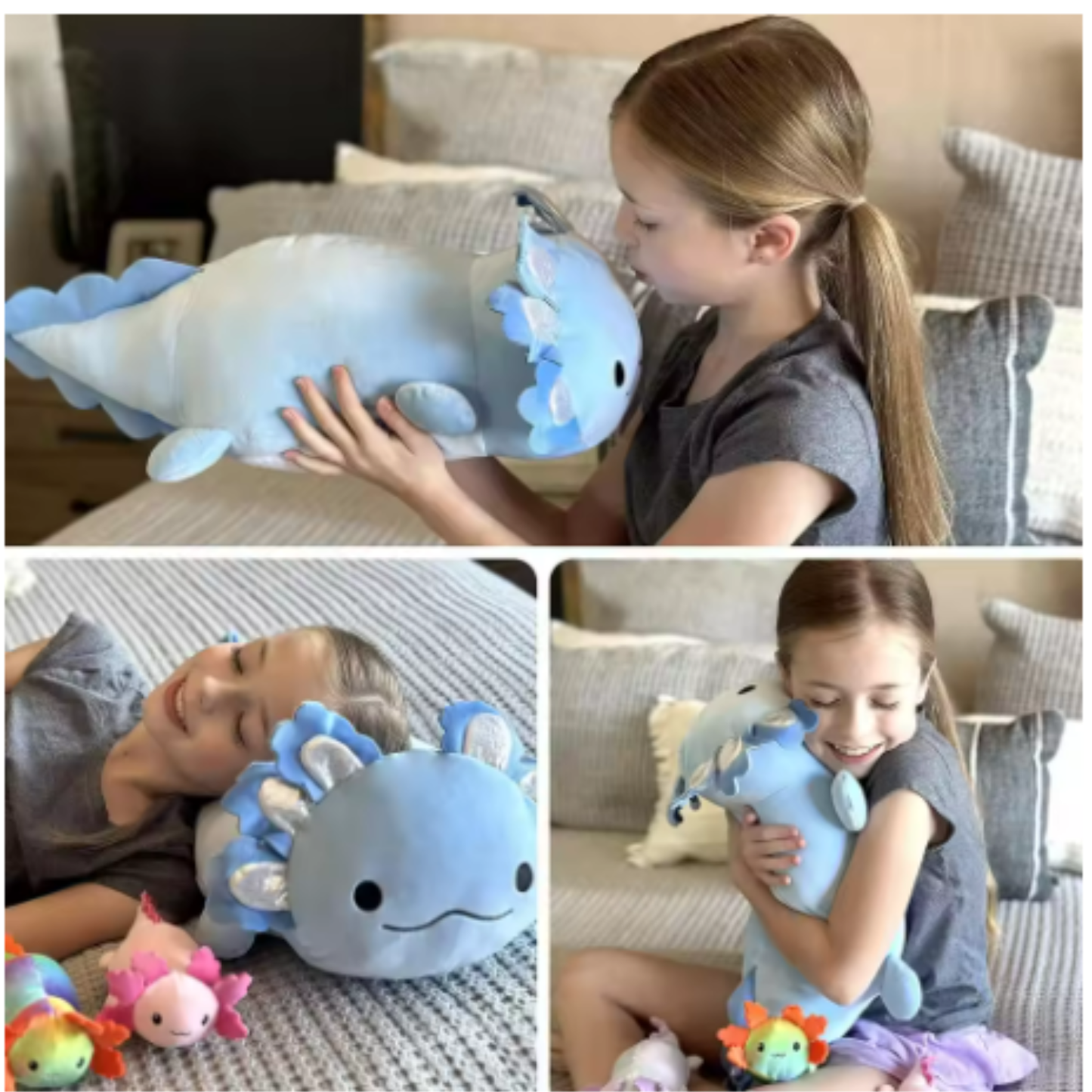 Mom & Baby Surprise Axolotl Plush