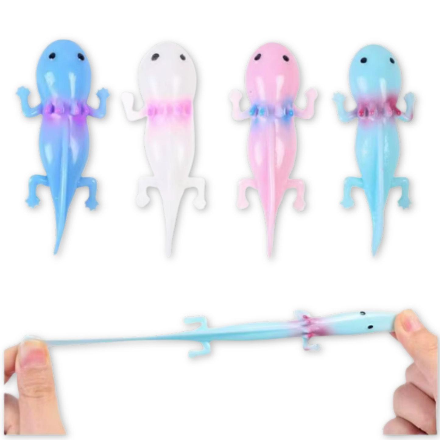 Axolotl Slingshot Toy (4 pack)