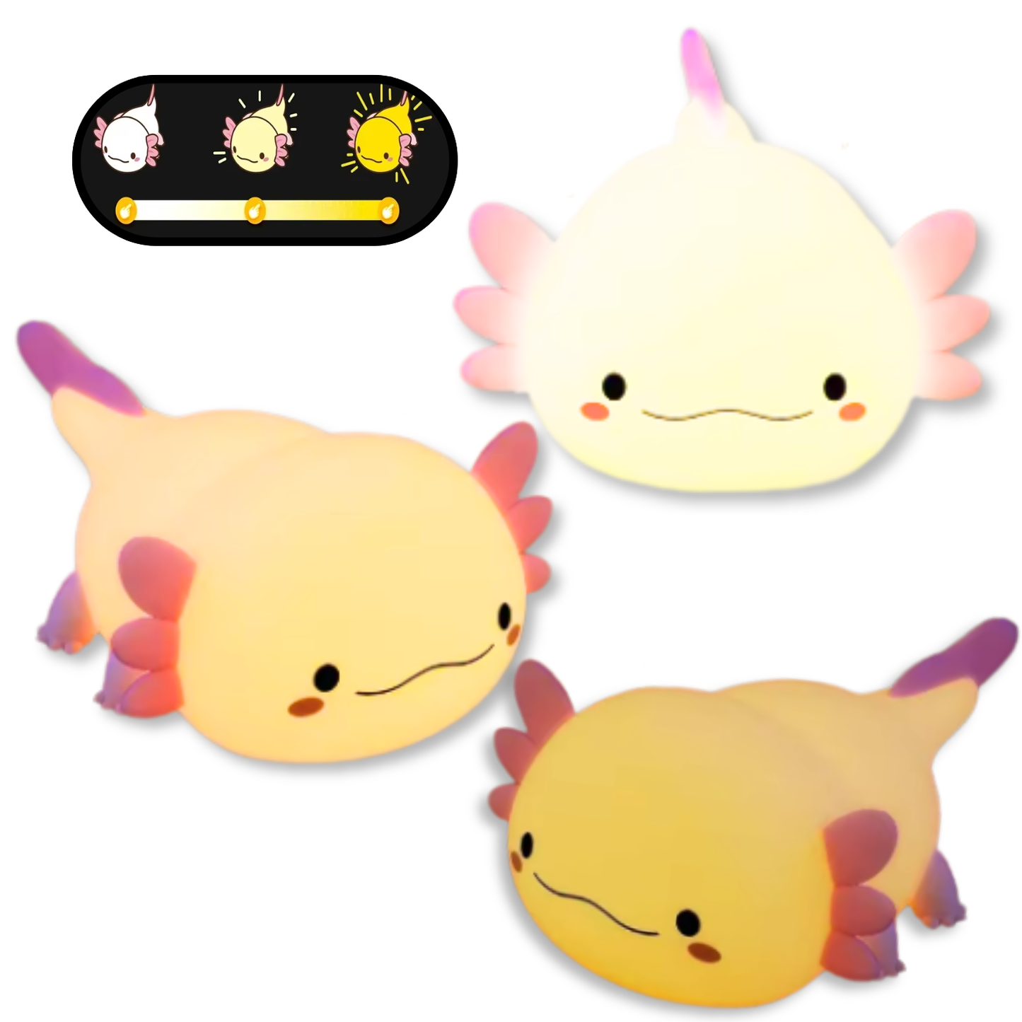 Axolotl Rechargeable Soft Lamp