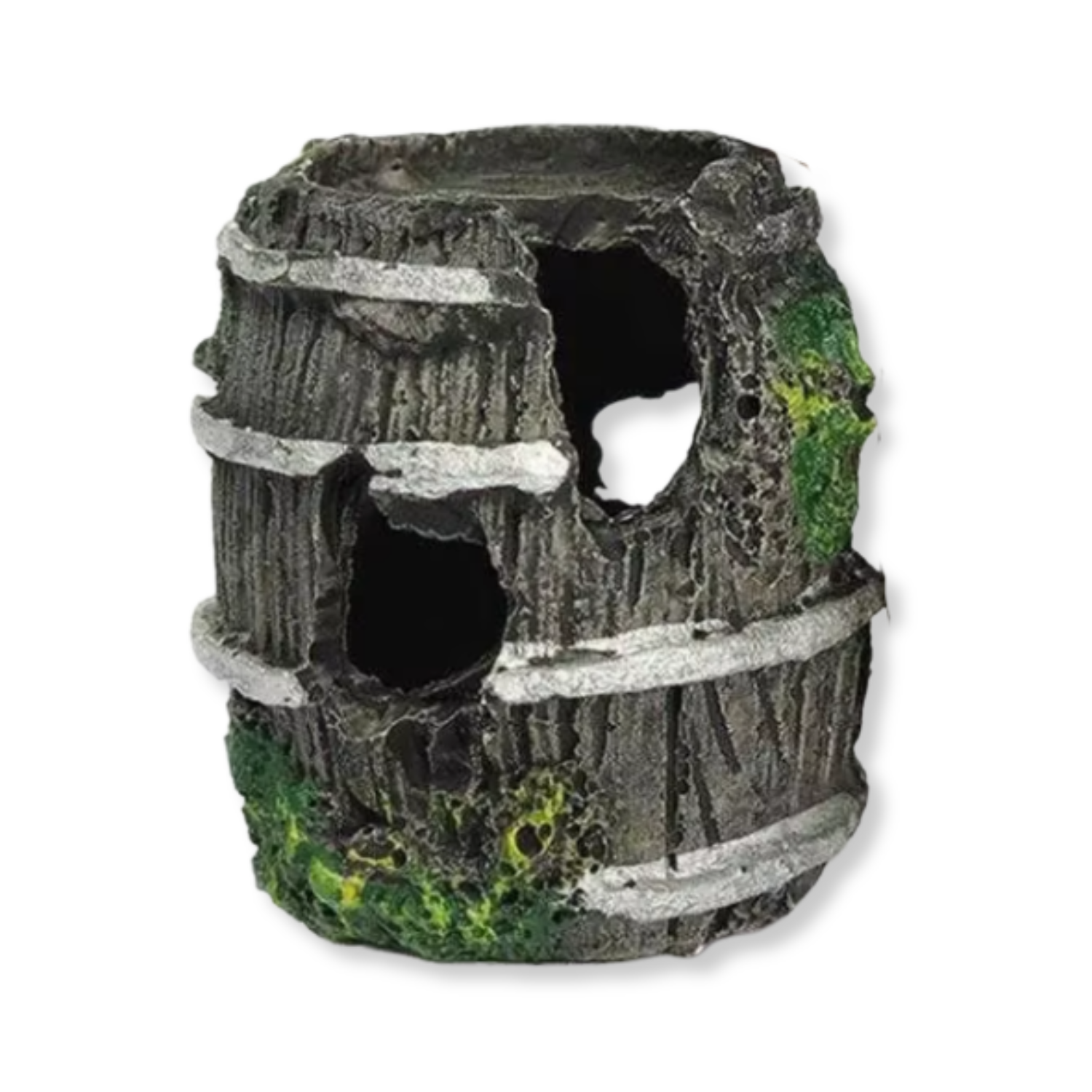 Aged Barrel Decoration – InvertAquatics