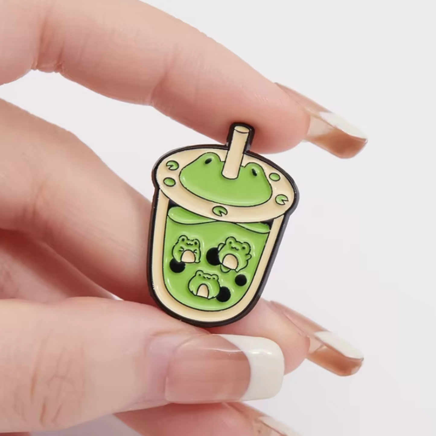 Boba Tea Animal Pins