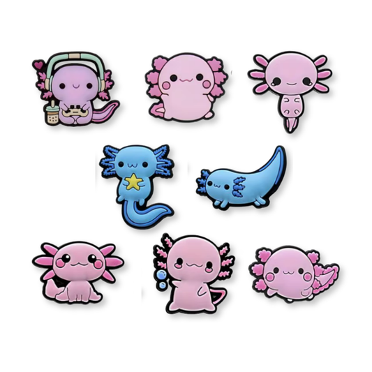 Axolotl Croc Charms