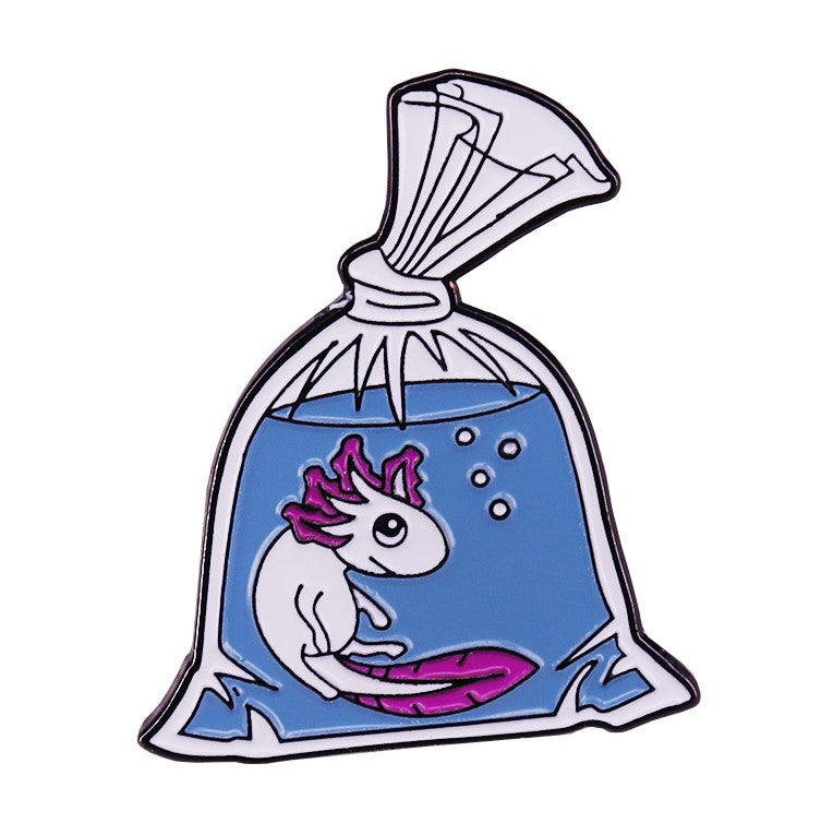 Axolotl Enamel Pins
