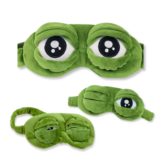 Adjustable Eyes Frog Sleep Mask