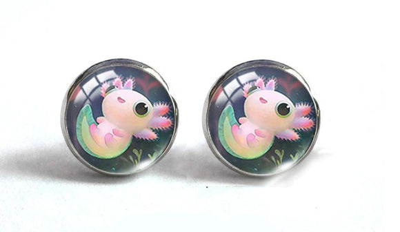 Baby Axolotl Earrings