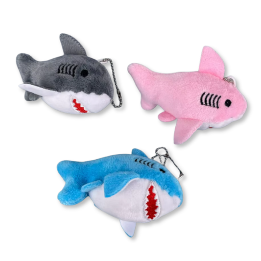 Plush Shark Keychain