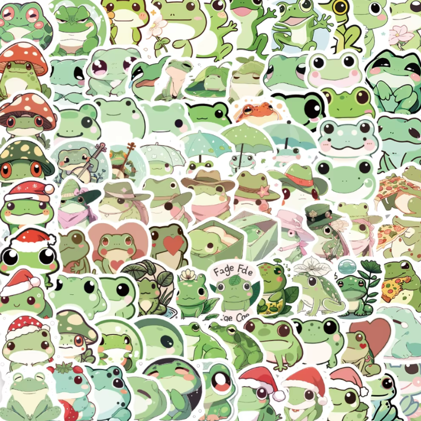 Frog Stickers (100pcs)