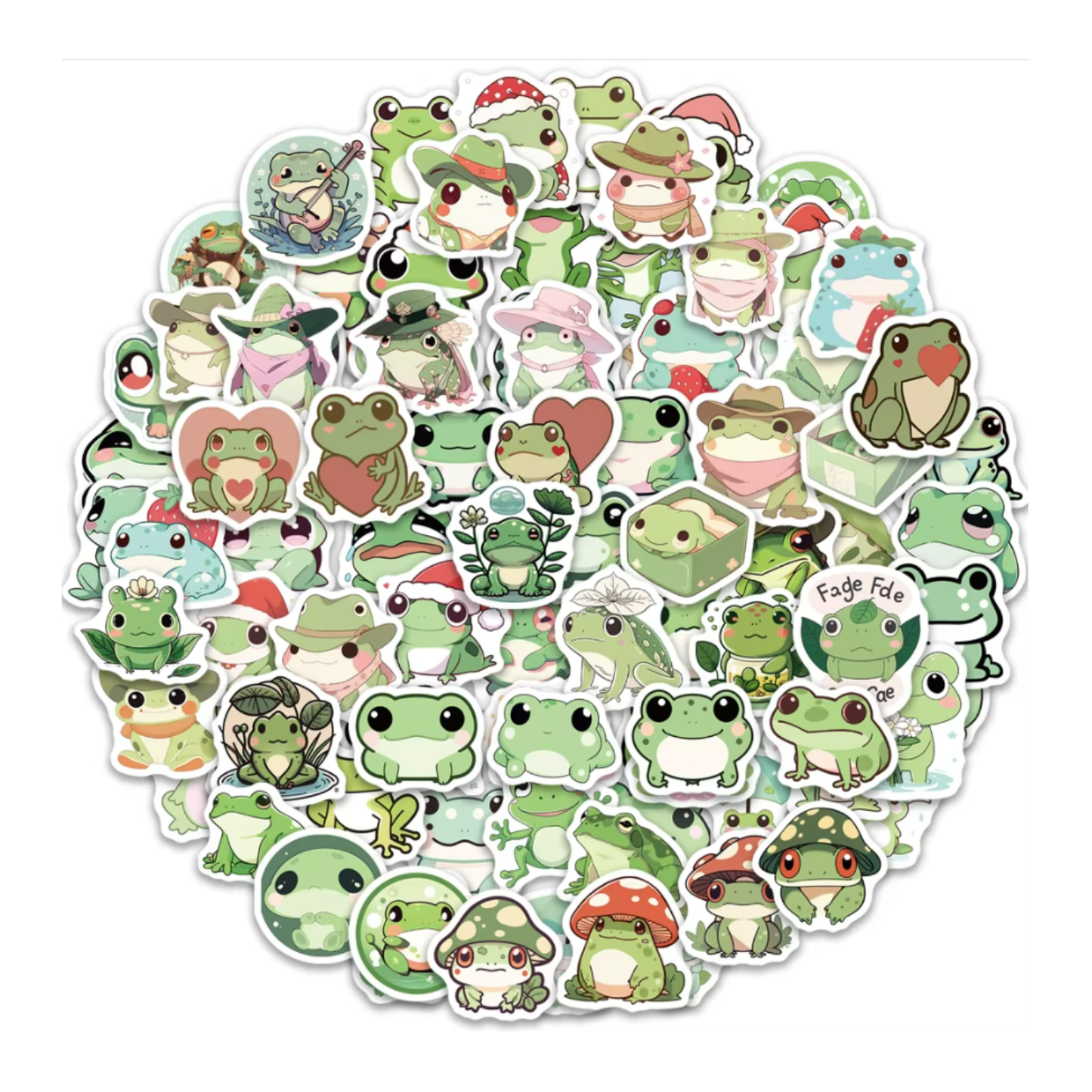 Frog Stickers (100pcs)