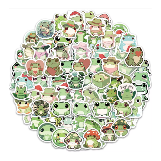 Frog Stickers (100pcs)