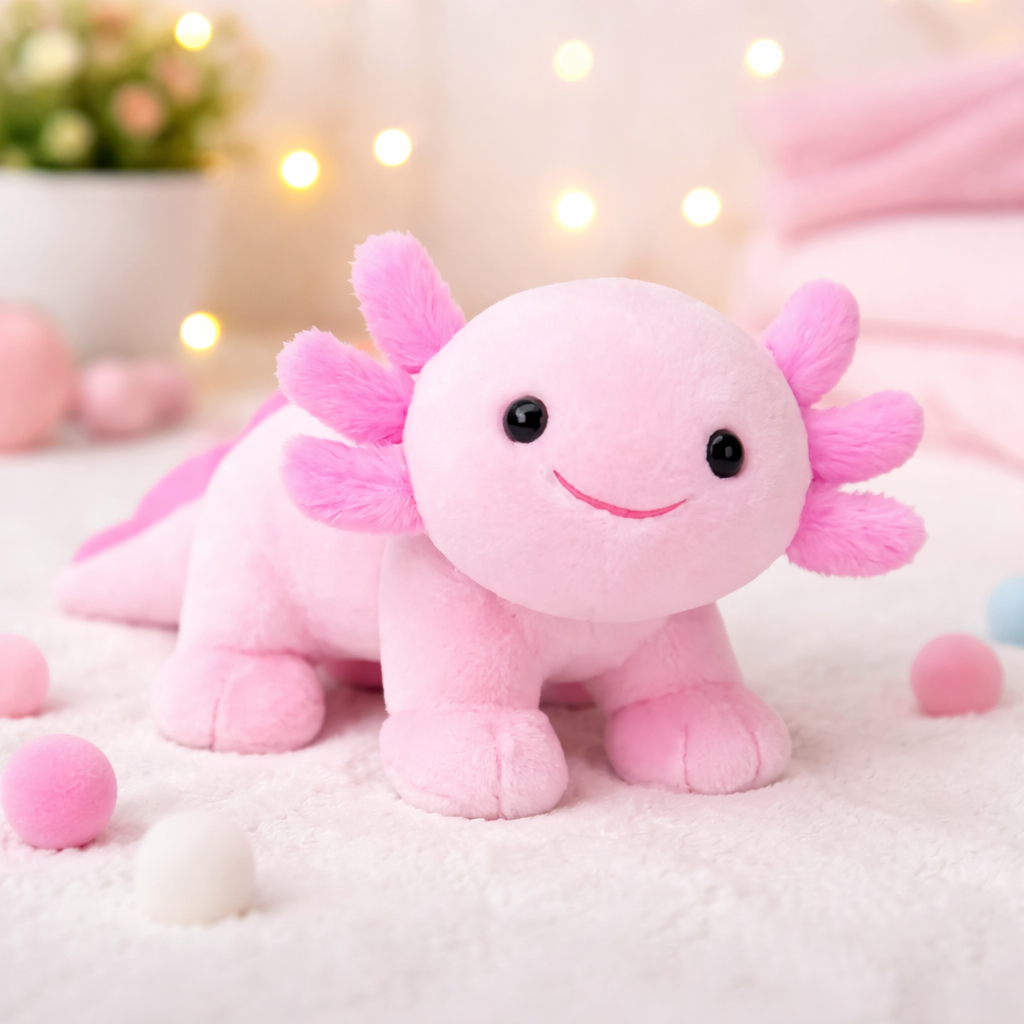 Standing Axolotl Plush