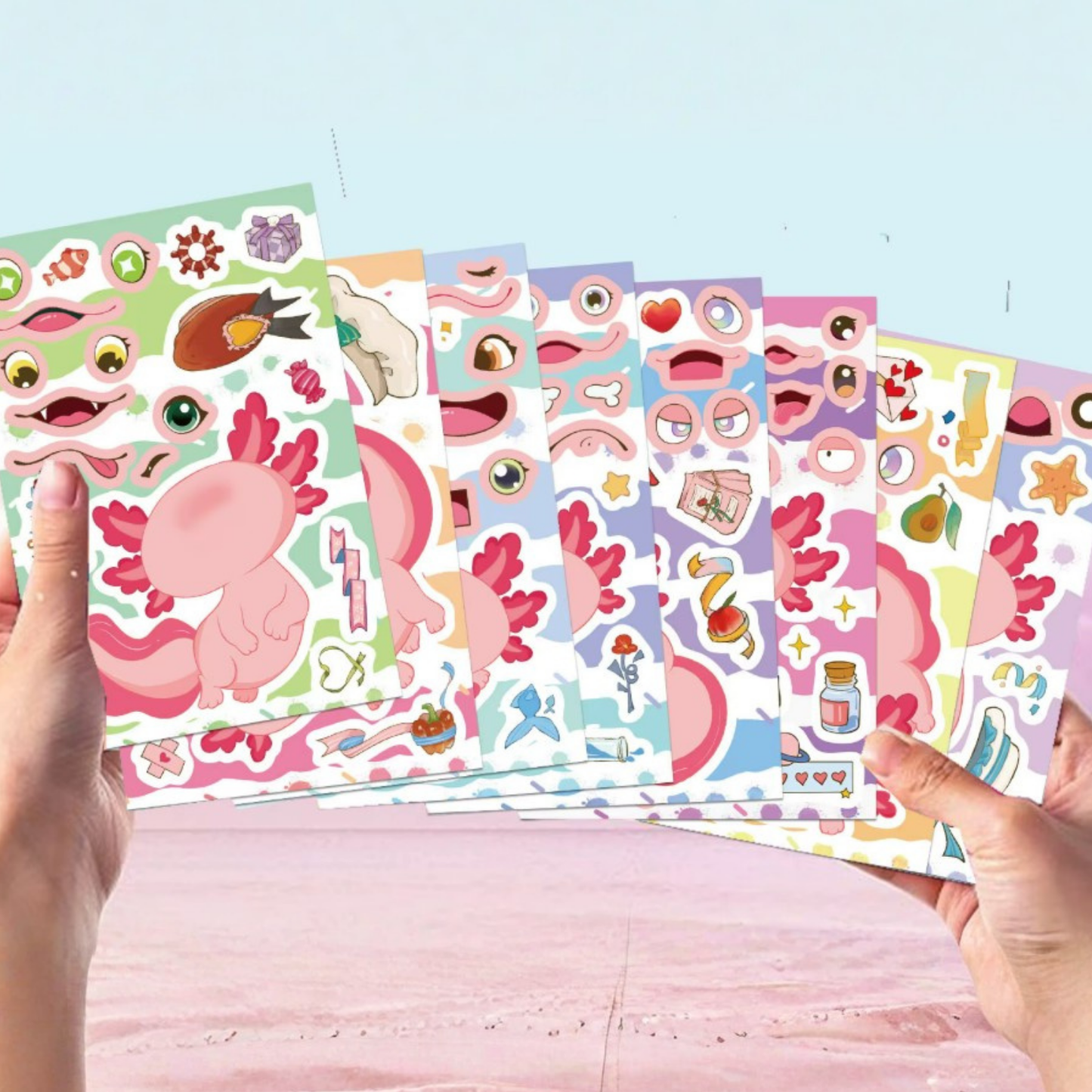 Make an Axolotl - Sticker Set