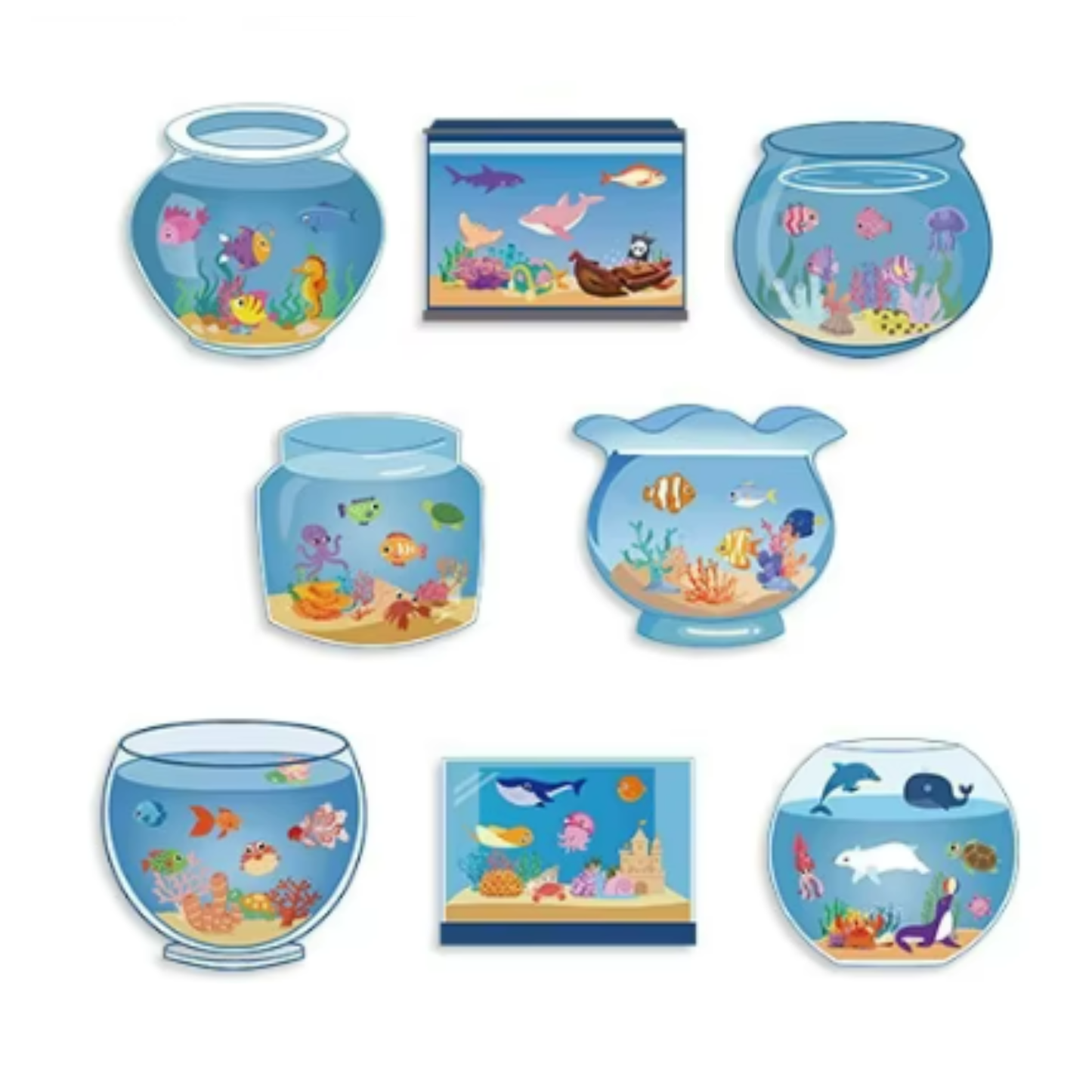 Build a Fish Bowl Stickers