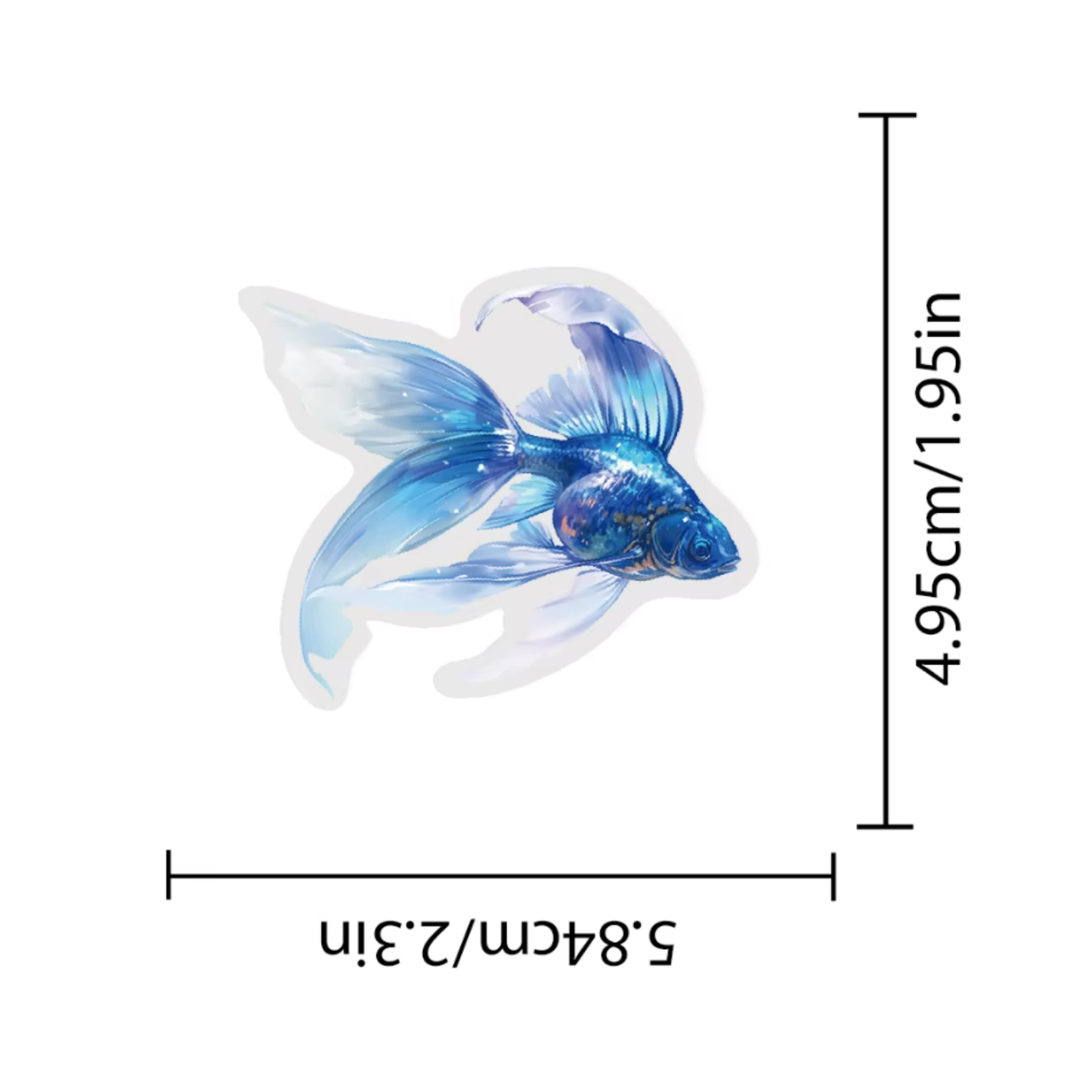 Goldfish Stickers (50pcs)