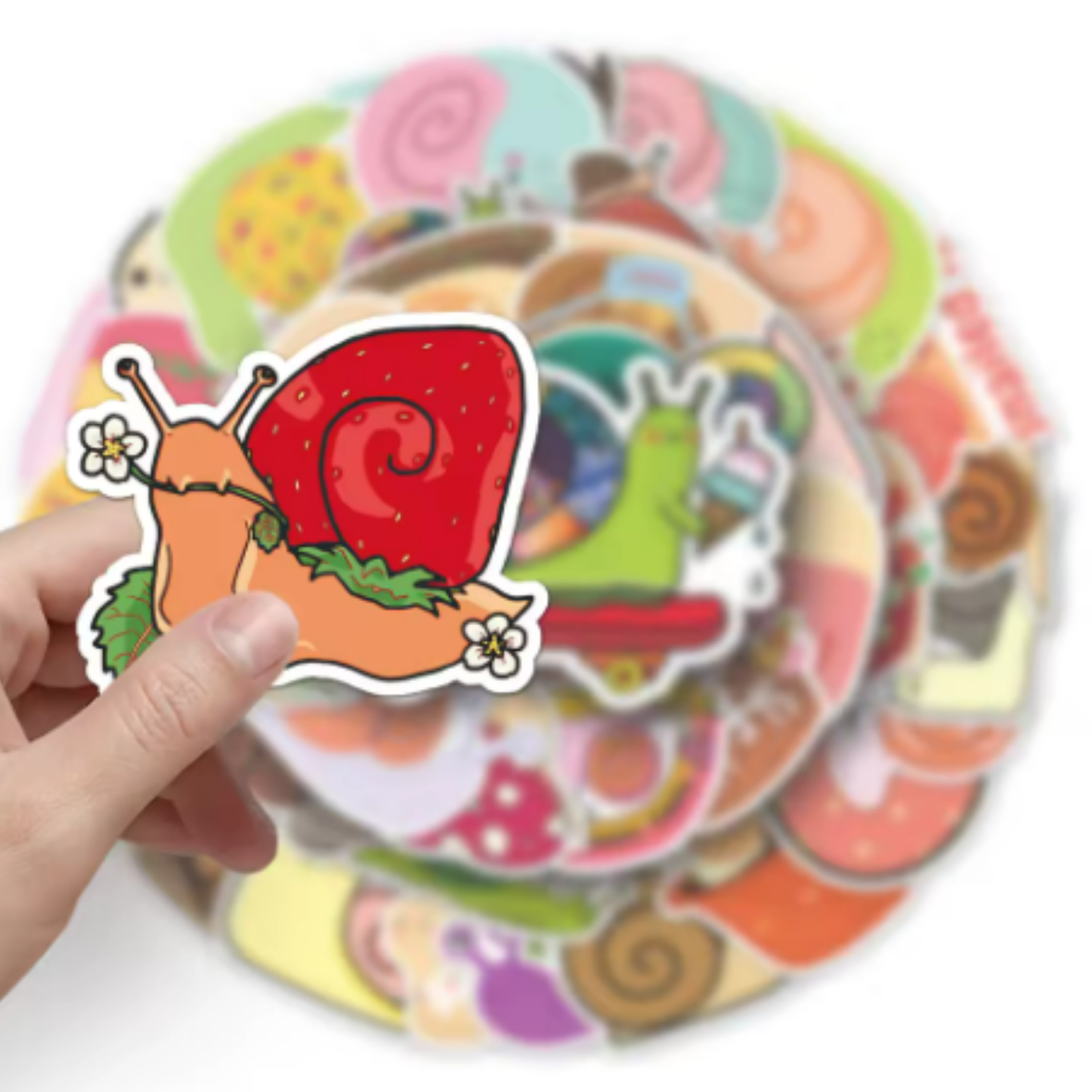 Snail Stickers (50pcs)