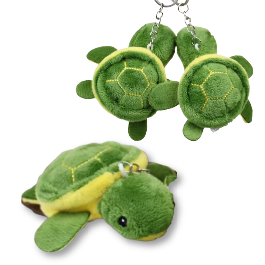 Plush Sea Turtle Keychain
