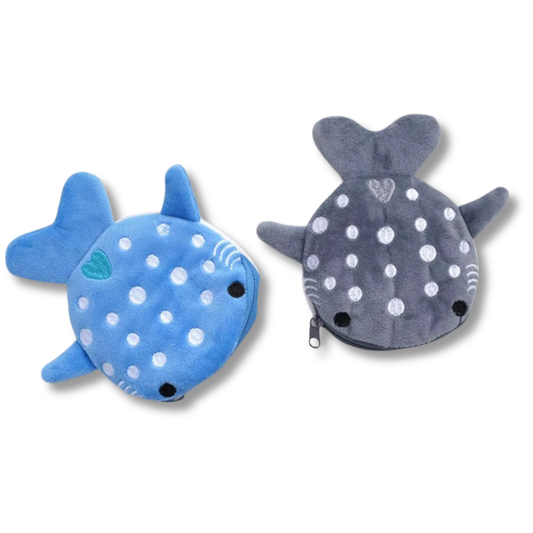 Whale Shark Zip-Up Pouch