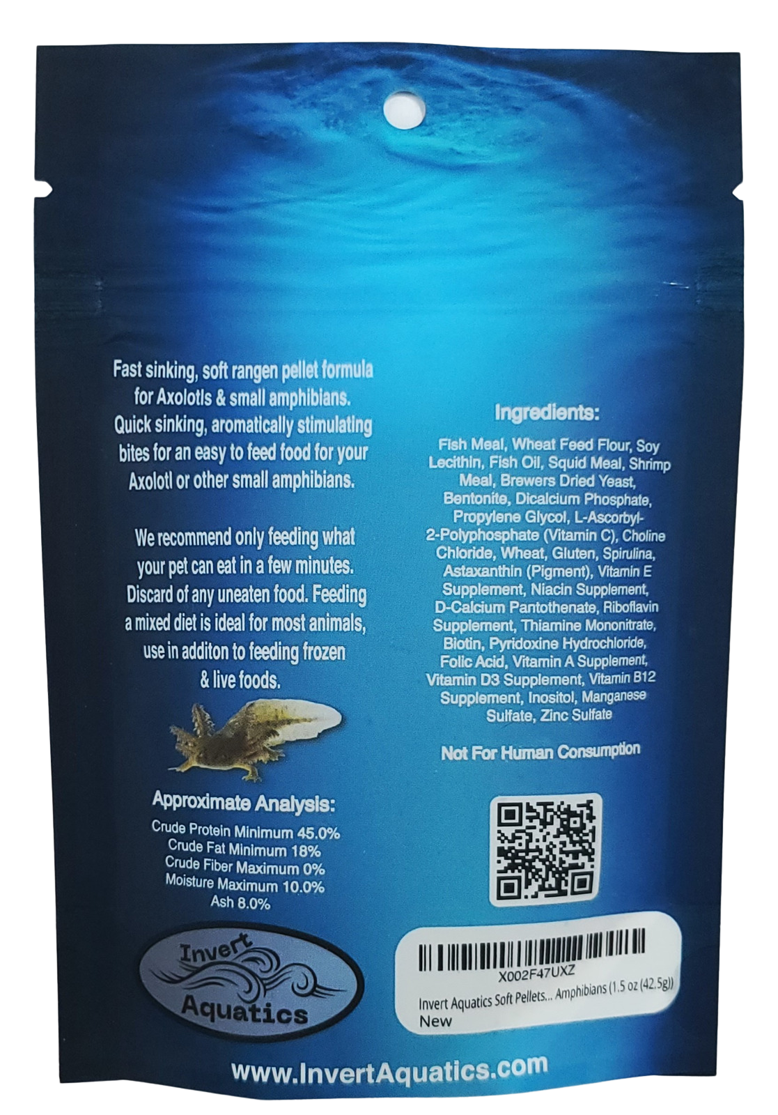 Axolotl Food – Aqua Design Aquatics